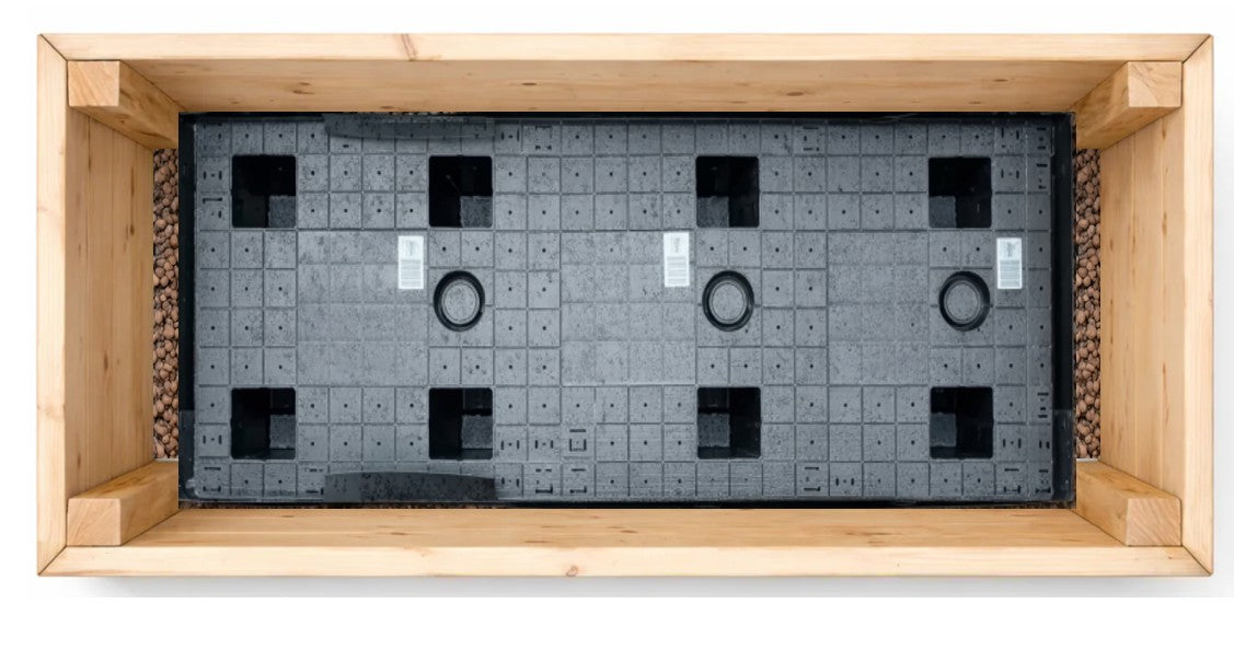 Højbed i Lærketræ 45x125 højde 36cm