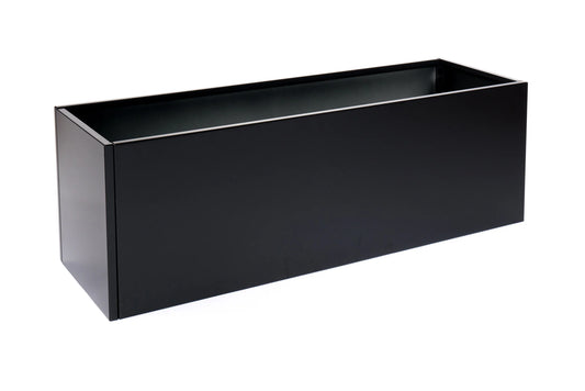 Højbed Sort alu 45x125 højde 50cm