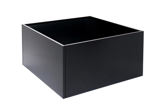 Højbed Sort alu 85x85 højde 50cm